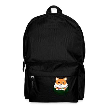 Shiba Inu Hund Sushi Japan Akita I Geschenk - Rucksack - Schwarz - Vorne