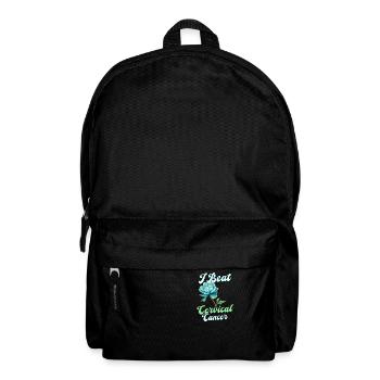 Bewusstsein für Gebärmutterhalskrebs I Gebärmutterhalskrebs besiegen - Rucksack - Schwarz - Vorne