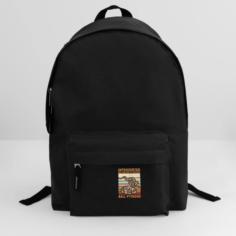 Ball Python Snake King Python Backpack