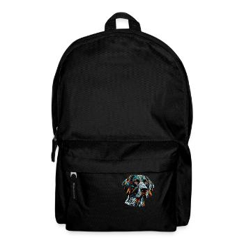 Polygon Art Deutsch Kurzhaar Vorstehhund GSP - Rucksack - Schwarz - Vorne