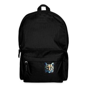 Polygon Art Ozelot Ozelots Zwerg Leopard - Rucksack - Schwarz - Vorne