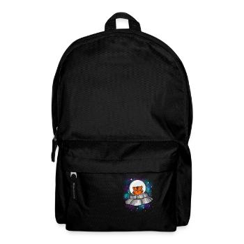 Alien UFO Katze T-Shirt Niedliche Katze Außerirdische - Rucksack - Schwarz - Vorne