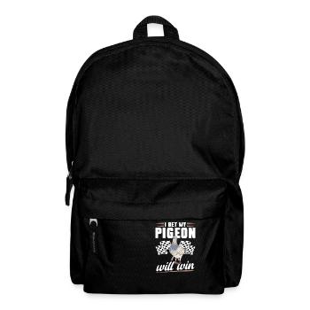 Pigeon sport Pigeon fancier racing pigeon - Backpack - black - Front