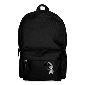 Teddy bear with umbrella - Backpack - black - Front