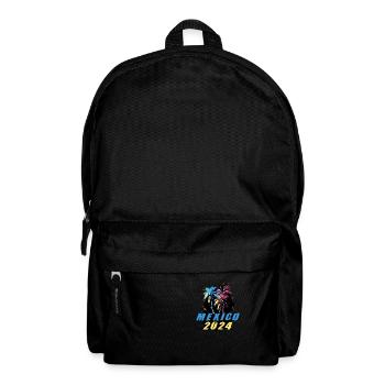Mexiko 2024 Urlaub Palmen Bunt - Rucksack - Schwarz - Vorne