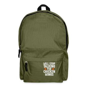 Chicken Wings Gifts - Rucksack - Olivgrün - Vorne