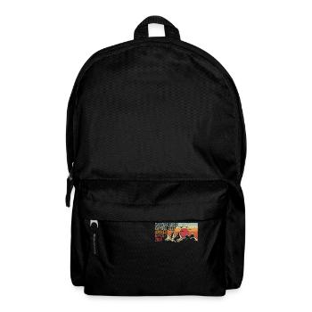 Explore Utah National Parks Mountains - Backpack - black - Front