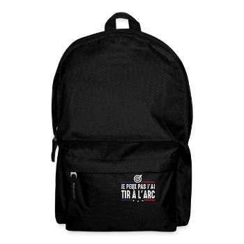 Je Peux Pas J'ai Tir à l'arc archer l'archerie fan - Sac à dos - noir - Devant