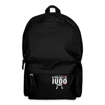 Je peux pas j'ai judo judoka Art Martial Japonais - Sac à dos - noir - Devant
