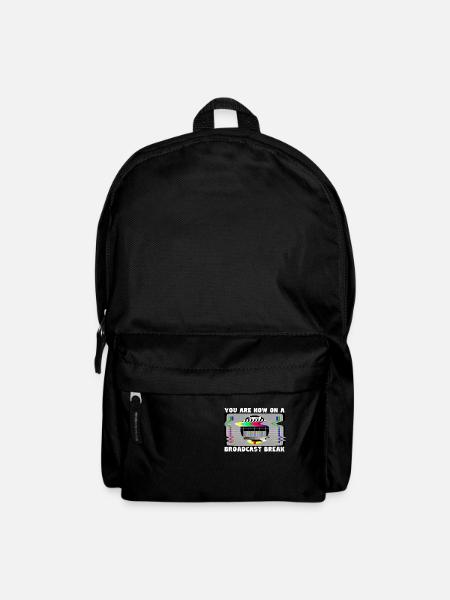 You now have a break from broadcasting - No signal - Backpack - black