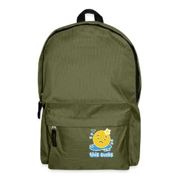 That's shit - Backpack - olive green - Front