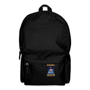Cookie Lover Insomnia? Late-Night Cookie Time - Backpack - black - Front