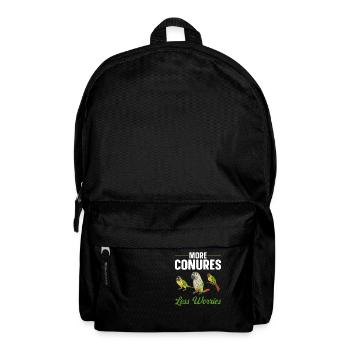 Molina Perruche Perroquet Perruche Oiseau Perruche - Sac à dos - noir - Devant