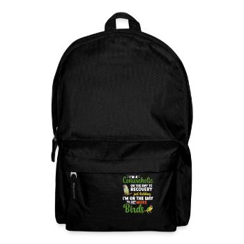Molina Parakeet Parrot Bird Parakeet - Backpack - black - Front