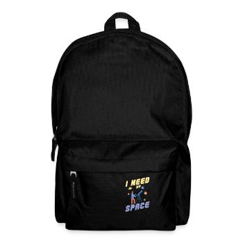 I Need My Space Stargazer Telescope Astronomy - Rucksack - Schwarz - Vorne