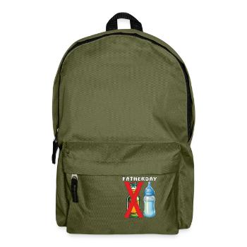 BABYFLASCHE BIERFLASCHE FATHERDAY - Rucksack - Olivgrün - Vorne