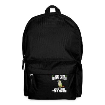 Molina Perruche Perroquet Perruche Oiseau Perruche - Sac à dos - noir - Devant