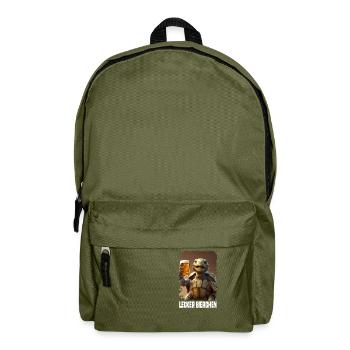 Yummy Beer Turtle - Backpack - olive green - Front