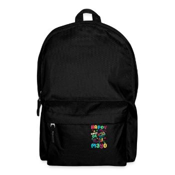 Cinco De Mayo Happy Cinco Mayo Chameleon - Backpack - black - Front