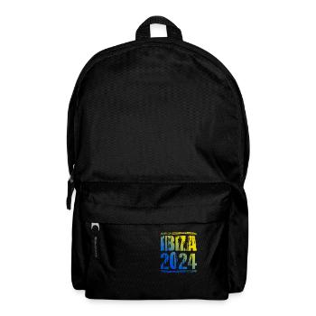 Ibiza 2024 Bunt Urlaub - Rucksack - Schwarz - Vorne