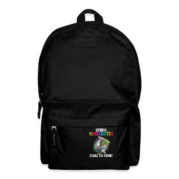 School Enrollment Dino Back to School - Backpack - black - Front