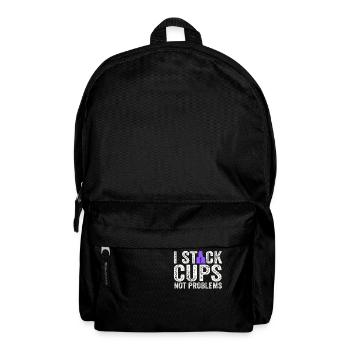Sport Stacking Stacks Stacked Speed Cup - Rucksack - Schwarz - Vorne