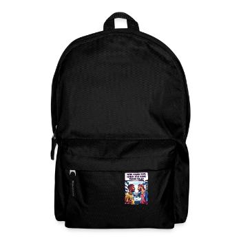 Street Basketball Was Refs bei Trash Talk - Rucksack - Schwarz - Vorne