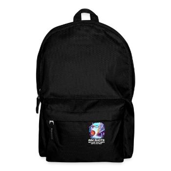 Street Basketball Rim Shots: Denn wer braucht schon Netz - Rucksack - Schwarz - Vorne