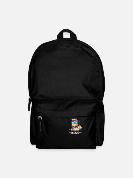 Volleyball Mama Waschtag Überall Sand finden - Rucksack - Schwarz