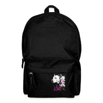 hunde liebe , hunde true love - Rucksack - Schwarz - Vorne