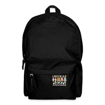 Ich will ein Schwa sein, es ist nie gestresst - Rucksack - Schwarz - Vorne