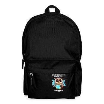 OWL A LOT OF COFFEE - Backpack - black - Front