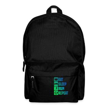 Course, Jogging, Course à pied, Femmes, Fitness, Hommes - Sac à dos - noir - Devant