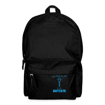 sensibilisation à l'autisme autiste - Sac à dos - noir - Devant