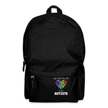 sensibilisation a l'autisme autiste - Sac à dos - noir - Devant