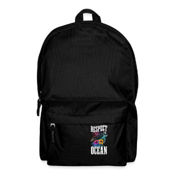 Ozean Taucher Surfer Geschenk - Rucksack - Schwarz - Vorne