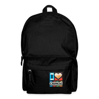 I Love Cereal 11 - Rucksack - Schwarz - Vorne