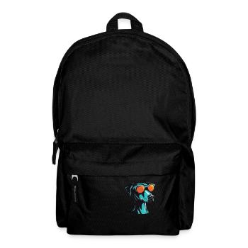 Greyhound Dog Head Cool - Backpack - black - Front