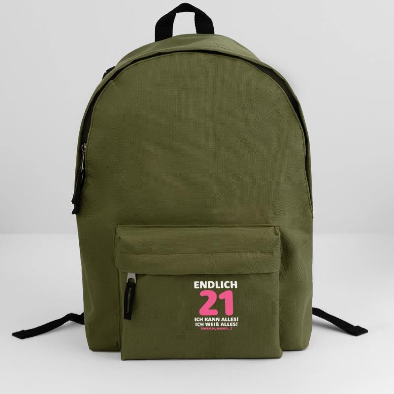 Finally 21 I can do everything I know everything Backpack