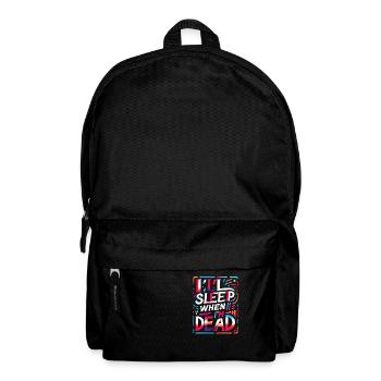 I'll Sleep When I'm Dead 6 - Backpack - black - Front