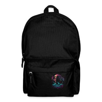 Surf Retro Vintage Surfer cadeau - Sac à dos - noir - Devant