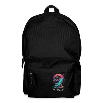 San Diego California Surfing Surfers - Backpack - black - Front