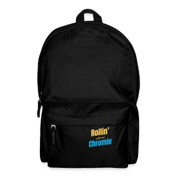 Rouler avec mon autisme trisomique Chromie - Sac à dos - noir - Devant