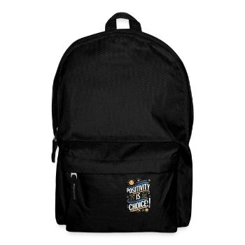 La positivité est un choix - Sac à dos - noir - Devant