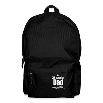 Le papa chiropraticien, massage physique, - Sac à dos - noir - Devant