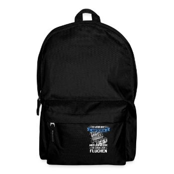 Artisan N’abandonnez jamais, jurez de manière créative ! - Sac à dos - noir - Devant