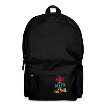 Der Mann Der Mythos Die Legende - Rucksack - Schwarz - Vorne