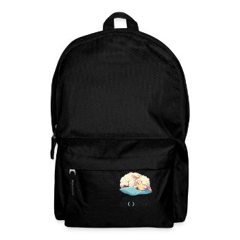 Offizielles Schafshirt Offizielles Schlafshirt - Rucksack - Schwarz - Vorne