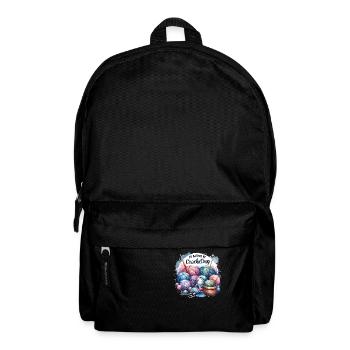 Ich würde lieber häkeln häkeln stricken - Rucksack - Schwarz - Vorne