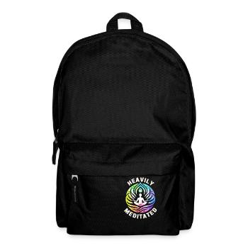 Stark meditiert - Rucksack - Schwarz - Vorne